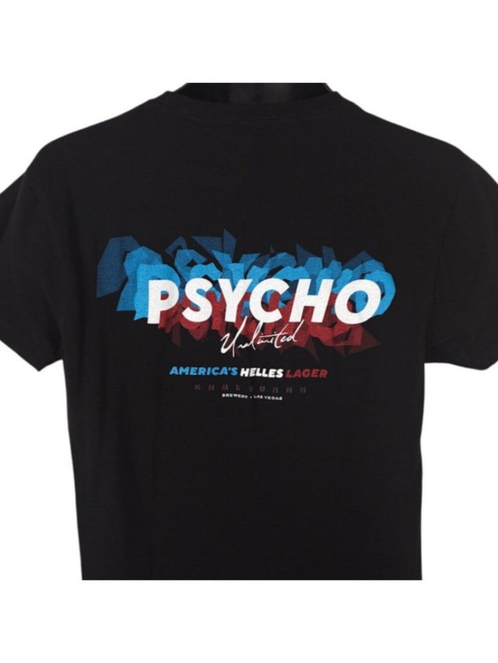 CraftHaus Brewery T Shirt Mens Size Medium Black Psycho Helles Lager Beer